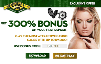 Golden Palce Online Casino in Rands  Play